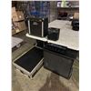 Image 1 : Group of misc electronic equipment including - Peavey bandit solo series amp, Squier Sp-10 amp, Stud