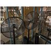 Image 2 : Group of misc items including - 3 industrial fans, 4 small indoor fans, etc...