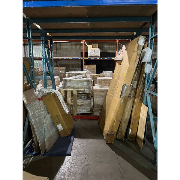 Group of misc items including - dining table, bar table base, etc...