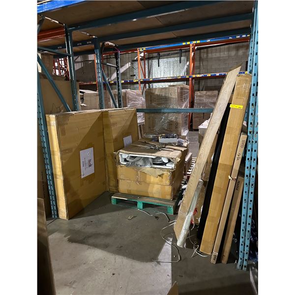 Group of items including - industrial swing out seat wood cast iron dining table sets  adjustable di