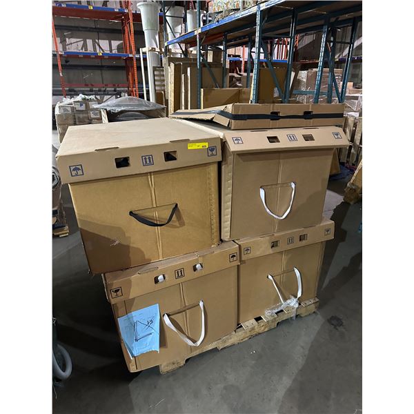 4 set dec boxes full of misc clothing