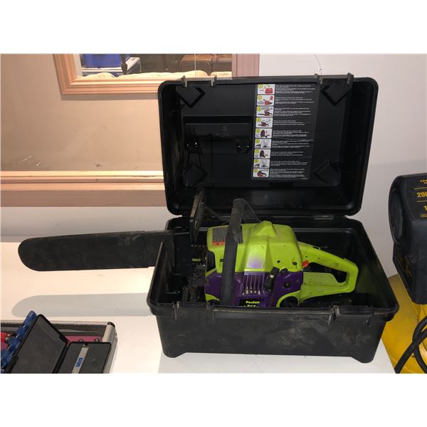 Poulan 40cc wild thing - 18" purple / green chainsaw