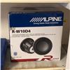 Image 1 : NEW Alpine - R-Series 10" subwoofer with dual 4-ohm voice coils - model R-W10D4