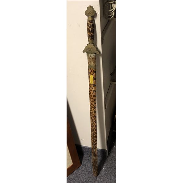 Chinese decorative sword - approx 39" long