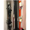 Image 3 : Group of assorted skiing equipment - includes Lange & Salomon ski boots & Rossignol 83 skis etc