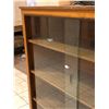 Image 3 : Group of 3 storage furnitures - includes 2 metal shelves (approx. 4ft x 18" x 97") /1 wooden book ca