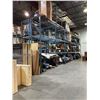 Image 1 : Warehouse pallet racking - 7 vertical uprights(15' x 3') & 35 horizontal beams (8')