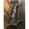 Image 2 : Group of 6 clothing racks - misc. sizes