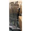 Image 2 : Group of 8 clothing racks - misc. sizes