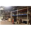 Image 1 : warehouse pallet racking - 16 vertical upright beams (15ft) & 24 horizontal beams (36")