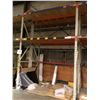 Image 2 : warehouse pallet racking - 16 vertical upright beams (15ft) & 24 horizontal beams (36")