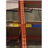 Image 4 : warehouse pallet racking - 14 vertical upright beams (approx 19ft) & 34 horizontal beams (32")