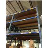 Image 2 : warehouse pallet racking - 12 vertical upright beams (approx 18ft) & 60 horizontal beams (approx 28"