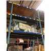 Image 2 : warehouse pallet racking - 12 vertical upright beams (approx 18ft) & 60 horizontal beams (approx 28"