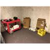 Image 5 : Room full of assorted items - includes approx 36 bed base box springs / Honeywell heater fan / red c
