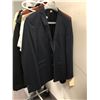 Image 3 : Rack & bin full of assorted clothes - includes jackets / sweaters / blazers etc