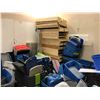 Image 2 : Large group of assorted storage bins, totes & misc