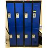 Image 1 : Group of 2 industrial lockers - approx 2ft W x 18" L x 6ft H