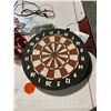 Image 3 : Large table hockey table approx. 78in long 40in wide, dart board and misc. game