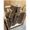 Image 4 : Group of 3 pallets of misc. folded carboard boxes
