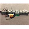 Image 1 : Group of 10 Haze electric vehicle AGM batteries & Xantrex battery charger 15