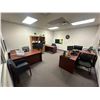 Image 1 : Room full of assorted office furniture & misc - includes office desks / office chairs / coat hanger