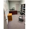 Image 1 : Room lot of misc. office furniture - includes shleves, desk, chair etc