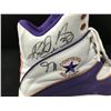 Image 2 : KARL THE MAILMAN MALONE SIGNED CONVERSE BASKETBALL SHOE (MULTIPLE HOLOS)