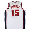 Image 1 : Magic Johnson Team USA Authentic Signed White Jersey Autographed BECKETT COA