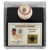 Image 2 : Twins Harmon Killebrew Signed Thumbprint Baseball LE #'182/200 w/ Display Case BECKETT