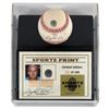 Image 2 : Giants Gaylord Perry Signed Thumbprint Baseball LE # 182/200 w/ Display Case BECKETT