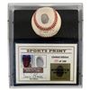 Image 2 : ERNIE BANKS Signed Thumbprint Baseball LE # 055/200 w/ Display Case BECKETT