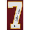 Image 2 : JOE THEISMANN SIGNED WASHINGTON REDSKINS FOOTBALL JERSEY (BECKETT COA)