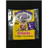 Image 1 : 1986 TOPPS SEALED GARBAGE PAIL STICKER CARDS