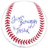 Image 2 : MAJOR LEAGUE MOVIE TRIPLE SIGNED (SHEEN,BENSON,BERINGER) BASEBALL (BECKETT COA)