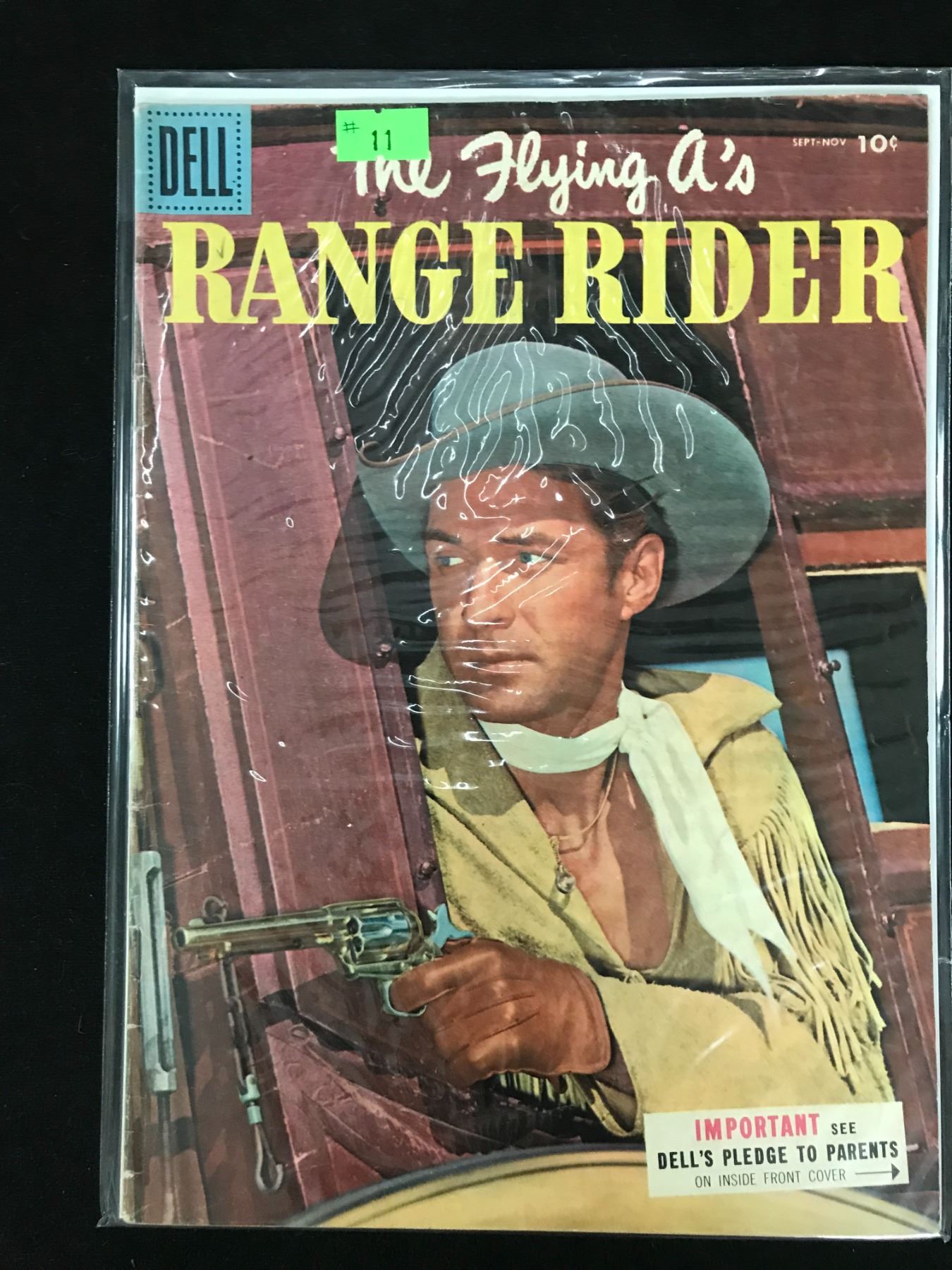 Range Rider Comic GOLDEN AGE DELL COMICS RANGE RIDER NO.11