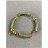 Image 1 : 1950's Genuine BC Jade Bracelet with Safety Chain Original Clasp
