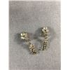 Image 3 : Fabulous Vintage Rhinestone Choker & Rhinestone Dangle Clip Earrings