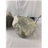 Image 2 : 2 Paradise Low Voltage Garden Speakers Stones w/ Instuctions. Approx. 11" x 8"