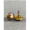 Image 2 : Nice Pair Of Asian Cloisognne Button Earrings