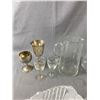 Image 2 : Misc Glasses w/Pitcher,Trinket/Candy Dishes & More