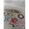 Image 2 : Group Lot Of 21 Bangles/Bracelets & 7 Necklaces