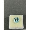 Image 2 : Swiss Blue Topaz - 5.455 ct. Round Cut-loupe Clean Clarity. Heated. Brazil