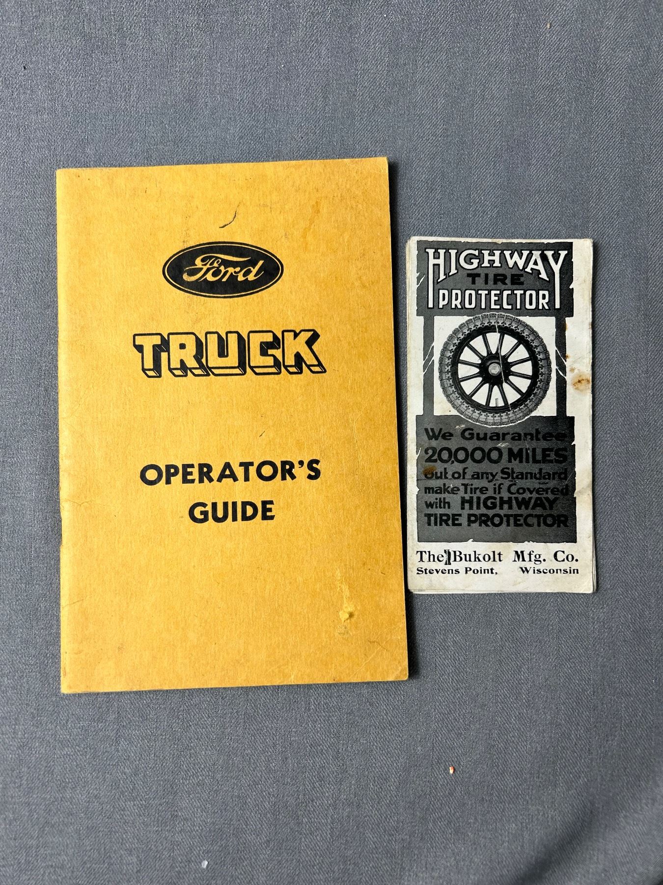 1937 Ford Body Parts Catalogue & Ford Truck Operators Guide