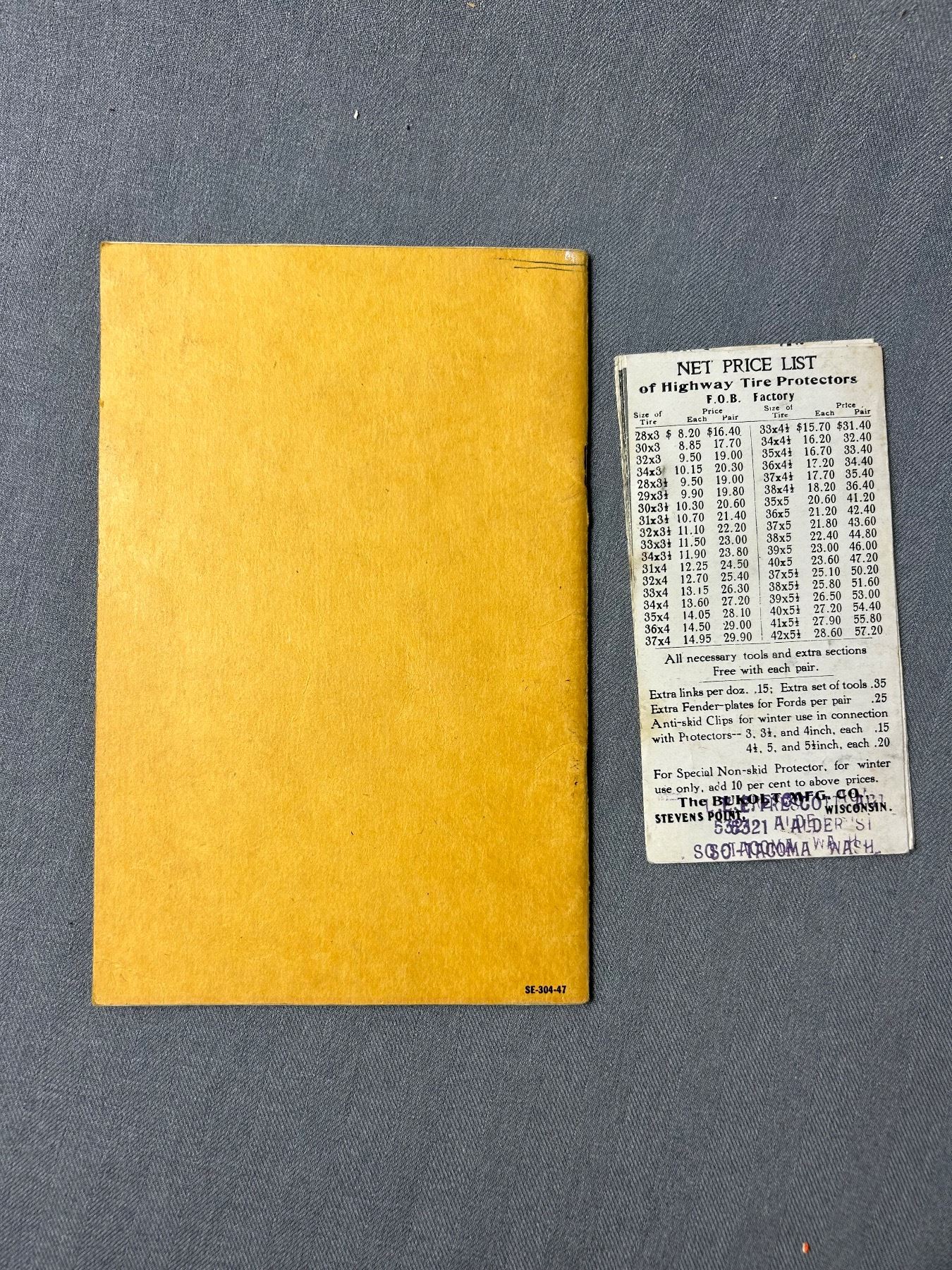 1937 Ford Body Parts Catalogue & Ford Truck Operators Guide