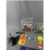 Image 2 : Lot Of Vintage Toys & More Collectibles - Kinder, Looney Toons, Ghost Buster & More