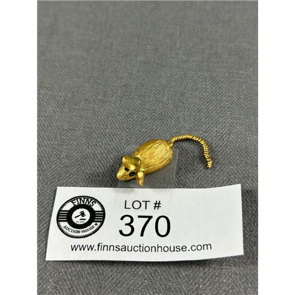 Germany Mouse Very Cute 1960's Made In Germany Mouse Brooch