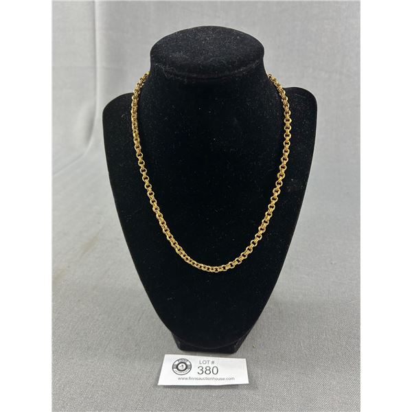Quality Vintage Gold Plated Neck Chain