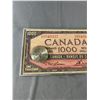 Image 2 : Framed $1000 Canada Note Clock. Approx. 21" x 10"