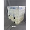 Image 2 : Lot of 7 Plastic Storage Containers for Slides, etc